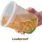 48 Sets of 32 oz Microwavable Deli Food Storage Containers with BPA-Free Lids
